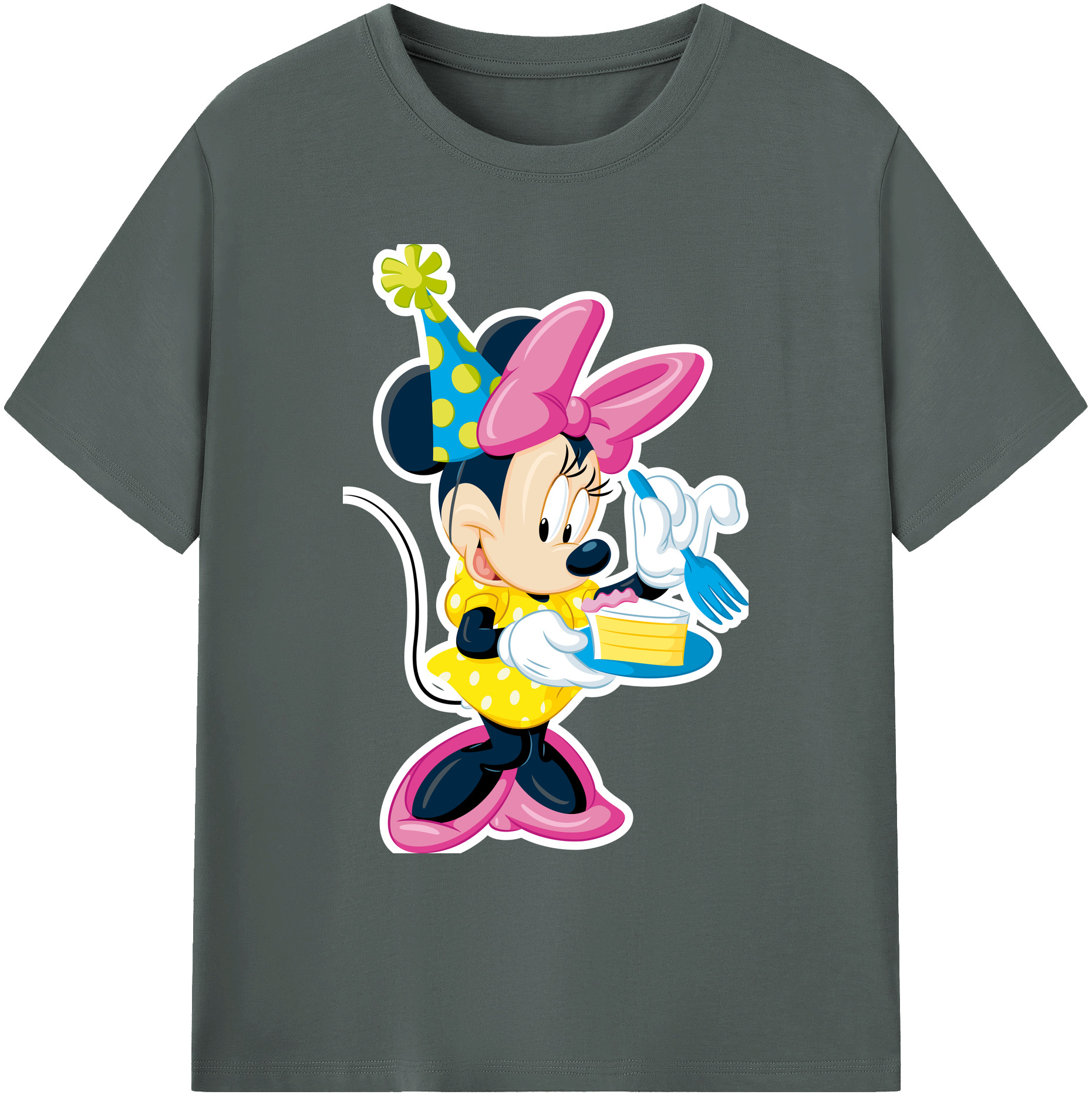 ミッキーマウス Mickey Mouse 綿100％ メンズ半袖Tシャツ｜肌触りやわらか＆通気性